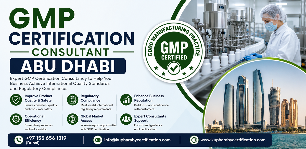 GMP Certification Consultant Abu Dhabi