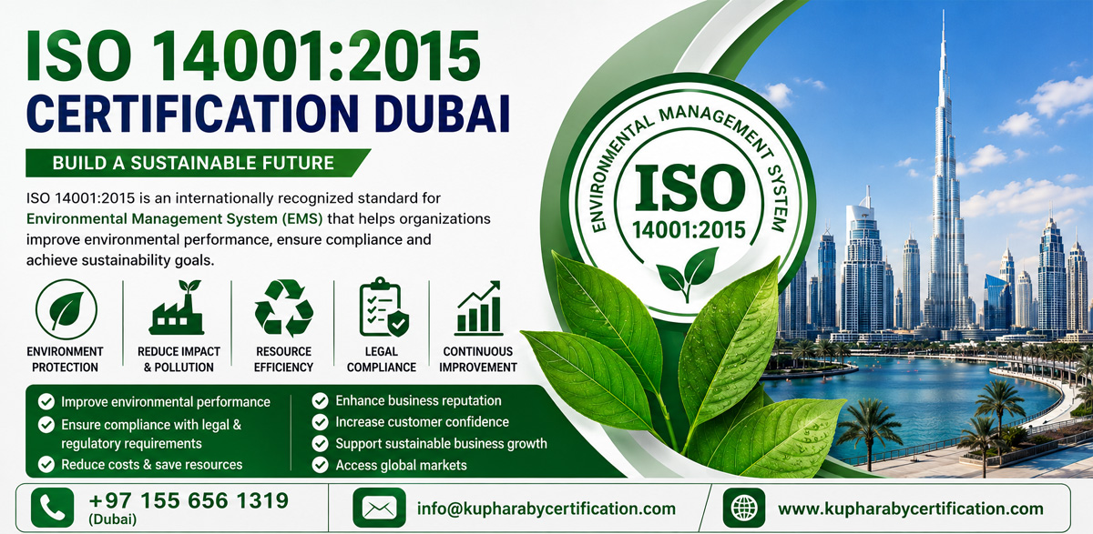 ISO 14001:2015 Certification Dubai